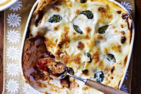 jamie oliver's melanzane lasagne.